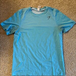 Men's Blue Gymshark T-shirt